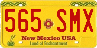 NM license plate 565SMX