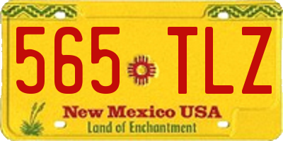 NM license plate 565TLZ