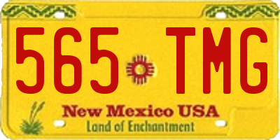 NM license plate 565TMG