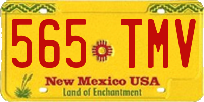 NM license plate 565TMV