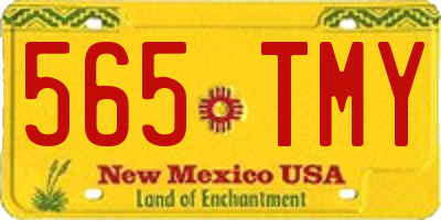 NM license plate 565TMY