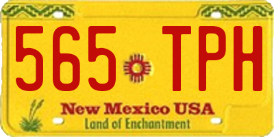 NM license plate 565TPH