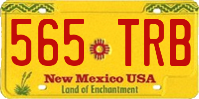 NM license plate 565TRB