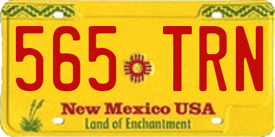 NM license plate 565TRN