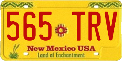 NM license plate 565TRV