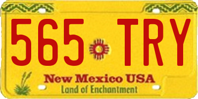 NM license plate 565TRY
