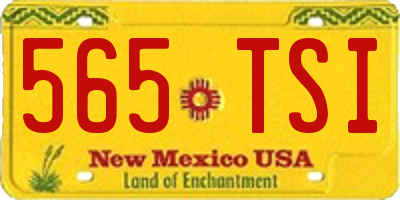 NM license plate 565TSI
