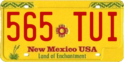 NM license plate 565TUI