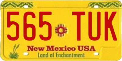 NM license plate 565TUK