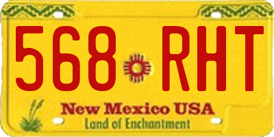 NM license plate 568RHT