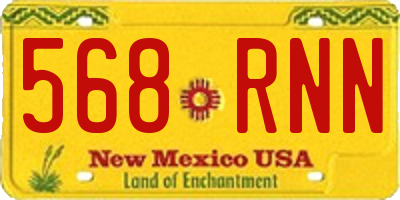 NM license plate 568RNN