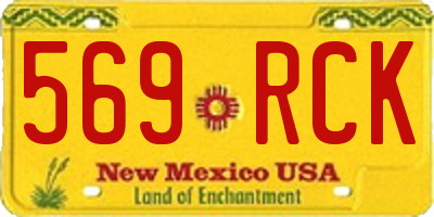 NM license plate 569RCK