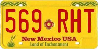 NM license plate 569RHT