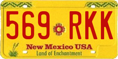 NM license plate 569RKK