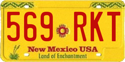 NM license plate 569RKT