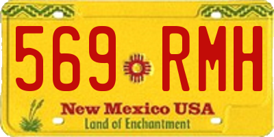 NM license plate 569RMH
