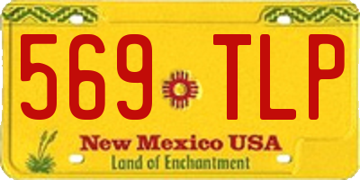 NM license plate 569TLP