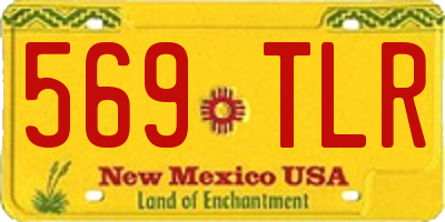 NM license plate 569TLR