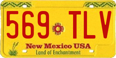 NM license plate 569TLV
