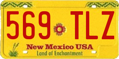 NM license plate 569TLZ