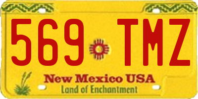 NM license plate 569TMZ