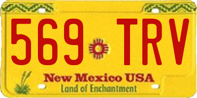 NM license plate 569TRV