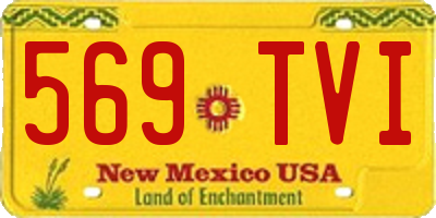 NM license plate 569TVI