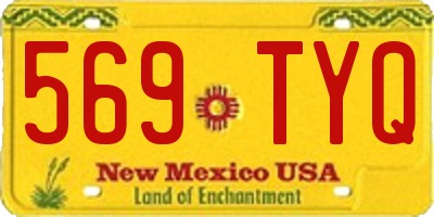 NM license plate 569TYQ