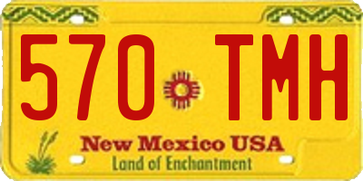 NM license plate 570TMH