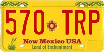 NM license plate 570TRP
