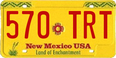 NM license plate 570TRT