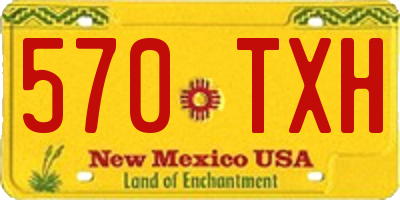 NM license plate 570TXH