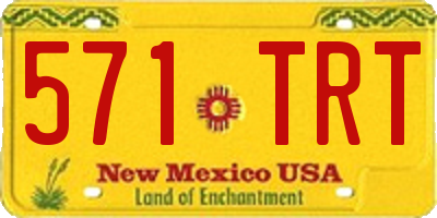 NM license plate 571TRT