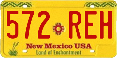 NM license plate 572REH