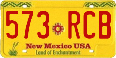 NM license plate 573RCB