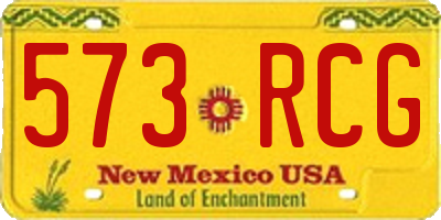 NM license plate 573RCG