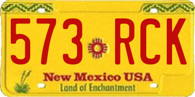 NM license plate 573RCK