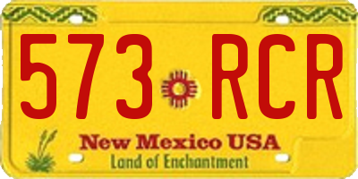NM license plate 573RCR