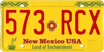 NM license plate 573RCX