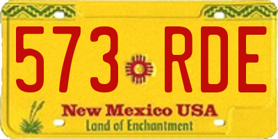 NM license plate 573RDE