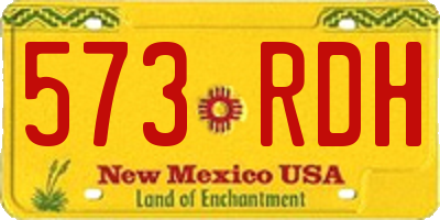 NM license plate 573RDH