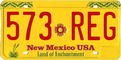 NM license plate 573REG