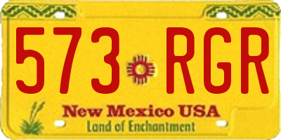 NM license plate 573RGR