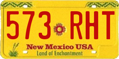 NM license plate 573RHT