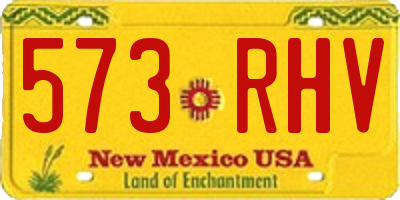NM license plate 573RHV