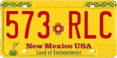 NM license plate 573RLC