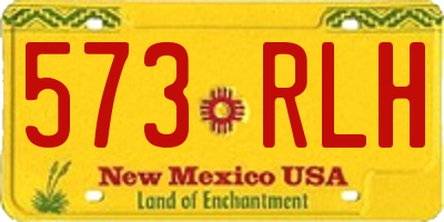 NM license plate 573RLH