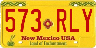 NM license plate 573RLY