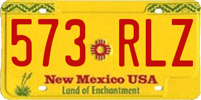 NM license plate 573RLZ