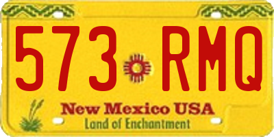 NM license plate 573RMQ